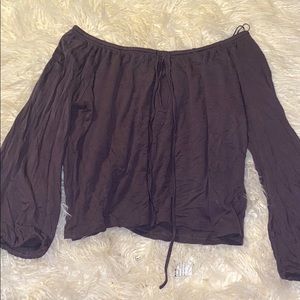over the shoulder pacsun dark purple long sleeve